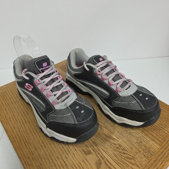 Skechers Work Shoes Womens Size 6 Slip Resistant Safety Toe Memory Foam 76601 - Picture 1 of 9